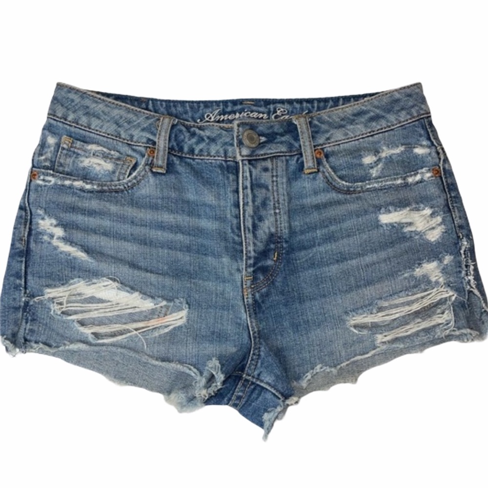 American Eagle Outfitter Button Fly Jean Short 4